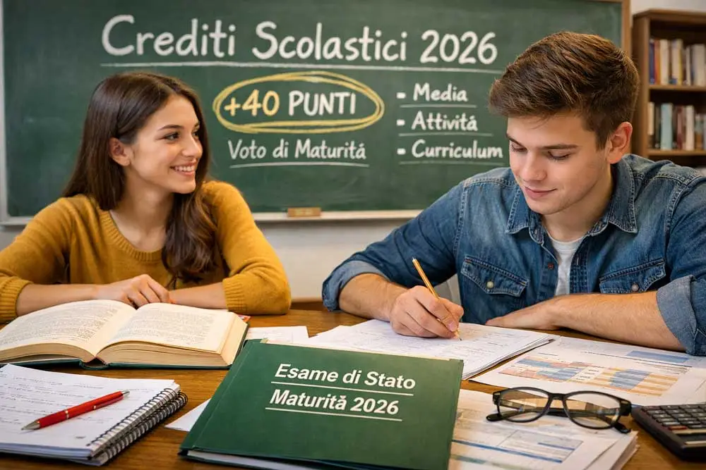 Crediti scolastici - Studenti delle scuole superiori che studiano per l’esame di maturità