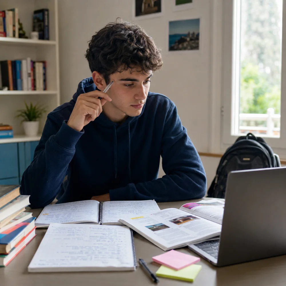 Studente che valuta come scegliere l’università dopo la Maturità