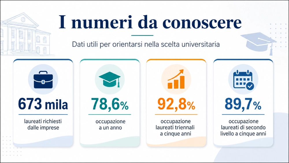 dati sulla laurea più richiesta in Italia