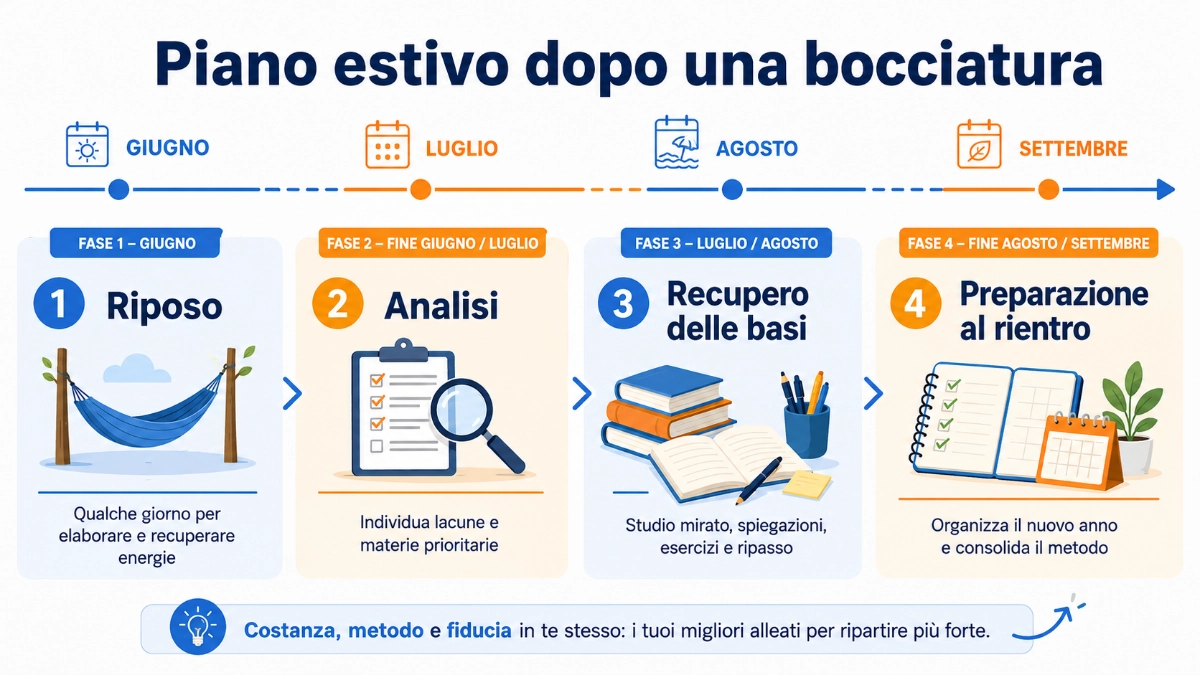 piano estivo per recuperare dopo una bocciatura