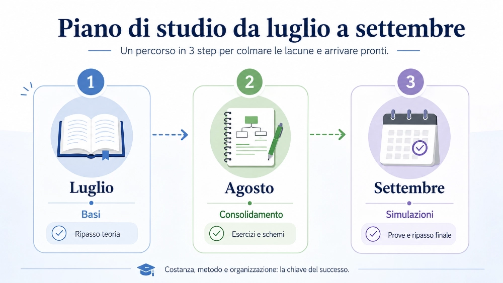 piano di studio debiti formativi luglio agosto settembre